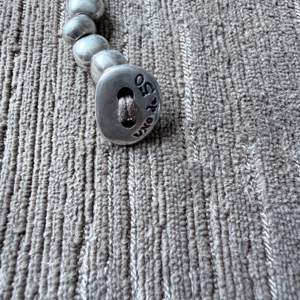 UNO de 50 Silver Beaded Necklace with Toggle Clasp - Picture 6 of 7